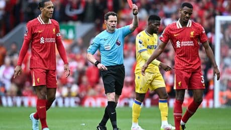 Liverpool: Why is Ryan Gravenberch not banned for Community Shield clash after red card vs Crystal Palace?