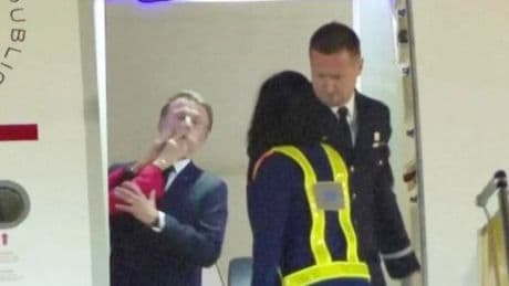 Shocking moment Macron slapped by wife Brigitte after pair were seen 'bickering'