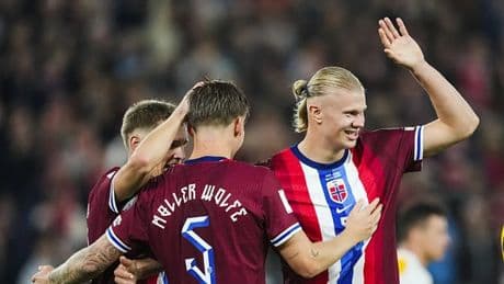 Erling Haaland’ın şov yaptığı maçta Norveç, Moldova’ya 11 gol attı!