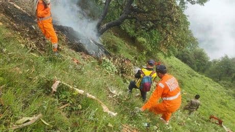 Indien: Sieben Tote bei Hubschrauber-Absturz