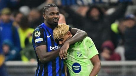La burla de Marcus Thuram hacia Lamine Yamal tras la eliminación del Barça