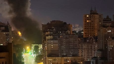 Russian Missile and Drone Attack Kills at Least 4 in Kyiv