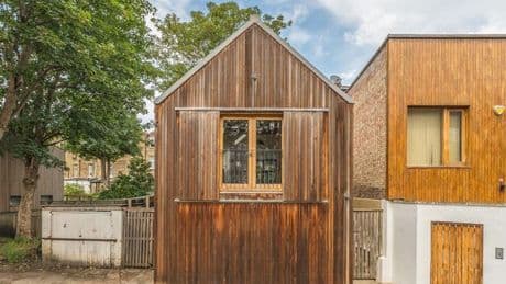 House that looks like a shed goes on the market for almost £1million
