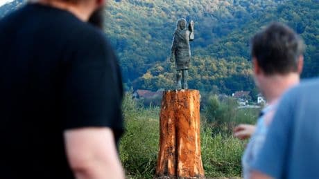 Statue von Melania Trump in Slowenien gestohlen