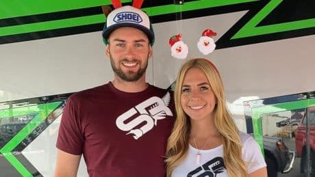 Girlfriend of British Superbikes rider also lost previous boyfriend in crash