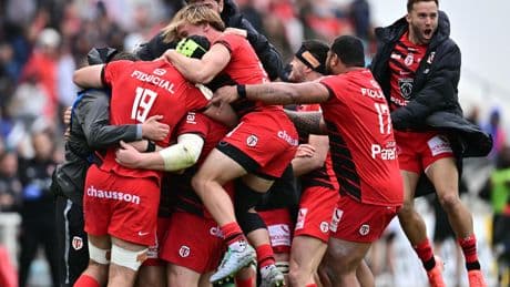 Champions Cup de rugby : en vidéo, le résumé de la magistrale victoire de Toulouse à Toulon en quart de finale