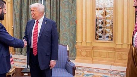 Son dakika: Trump ve Şara Riyad'da görüştü