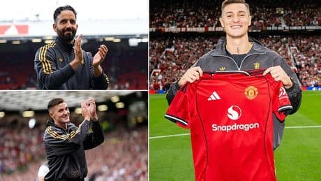 Benjamin Sesko insists Man United can 'fulfill all my ambitions' after £73.7m signing snubbed Newcastle - as Ruben Amorim drops major hint over Rasmus Hojlund future