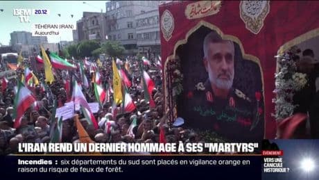 "Nous vengerons le sang de nos proches": l'Iran a rendu hommage à ses "martyrs" ce samedi