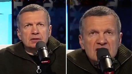 Mit Blick in die Kamera droht Putin-Propagandist Europäern: „Ich will euren Tod“
