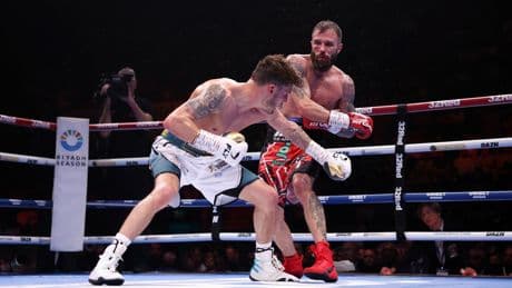 Anthony Cacace deals Leigh Wood hometown defeat as towel comes in to halt punishment