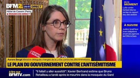 Aurore Bergé favorable à la création d'un nouveau délit pour condamner les propos antisémites