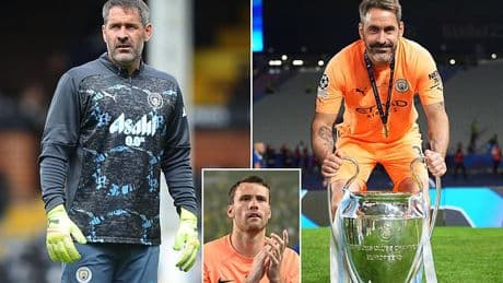 Scott Carson to leave Man City after 108 minutes of football in six years - with 'surprise replacement lined up' from Premier League rivals