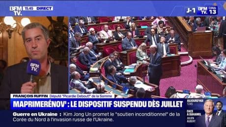 Ma Prime Rénov': "Ce dispositif a été changé 24 fois", déclare François Ruffin concernant la suspension du dispositif à partir de juillet