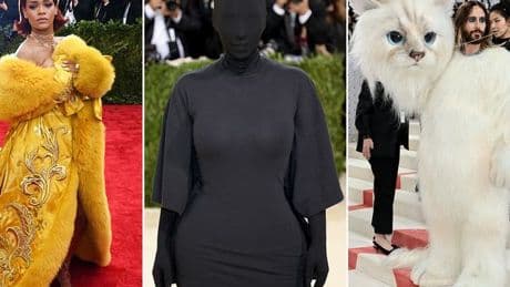 Wildest Met Gala outfits - Rihanna's omelette dress to Jared Leto's cat costume
