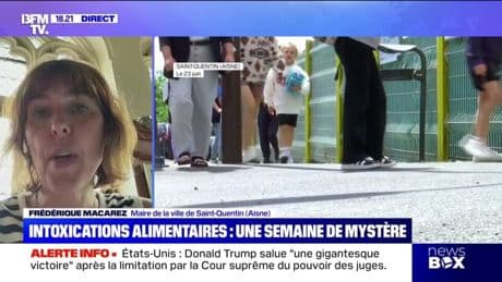 Intoxications alimentaires: "Une situation qui est humainement très difficile à vivre", confie la maire de Saint-Quentin (Aisne)