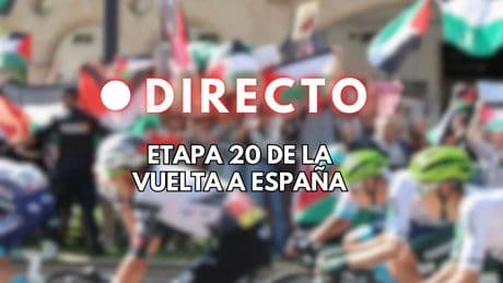 Los ciclistas suben a la Bola del Mundo con el temor a nuevas protestas propalestinas