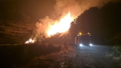 En la primera línea del incendio de Jarilla, con 12.000 hectáreas quemadas: "Somos el último mono, no hay coordinación"