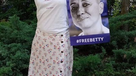 Family of cancer-survivor jailed over ‘Allah is lesbian’ T-shirt fears for her health behind bars