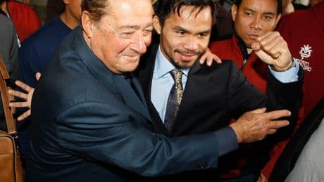 Bob Arum ‘really concerned’ for Manny Pacquiao as boxing legend returns at 46