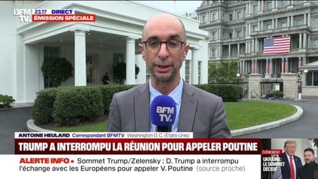 Sommet Européens/Trump: le président américain a appelé Vladimir Poutine pendant la réunion