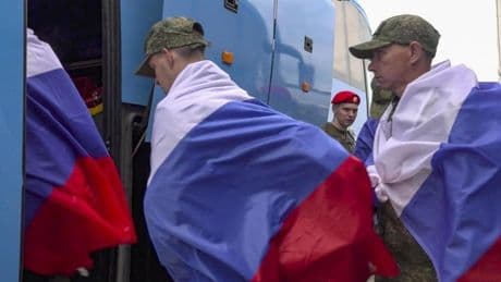 Ucrania y Rusia completan un nuevo intercambio de prisioneros