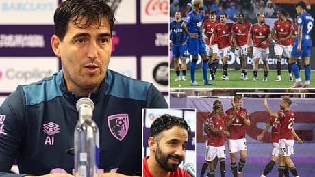 Andoni Iraola sends warning to the Premier League after watching Man United thrash his Bournemouth side in pre-season friendly