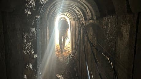 Touring a Tunnel in Gaza That Leads Underneath a Hospital