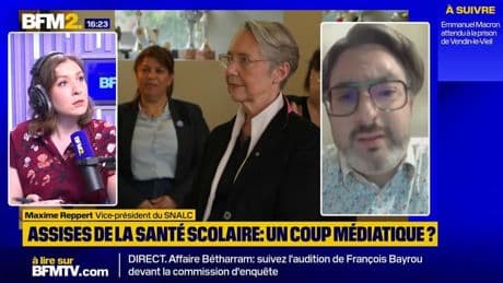 Assises de la santé scolaire: "un coup médiatique", selon le vice-président du Snalc