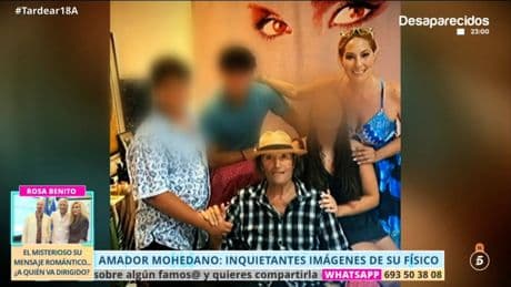 El sorprendente cambio físico de Amador Mohedano tras su ingreso hospitalario