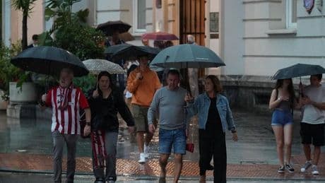 Inicio de semana otoñal en Bizkaia con aviso amarillo por tormentas y granizo