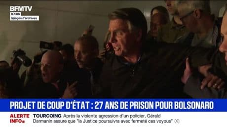 Brésil: Jair Bolsonaro condamné à 27 ans de prison pour tentative de coup d'État