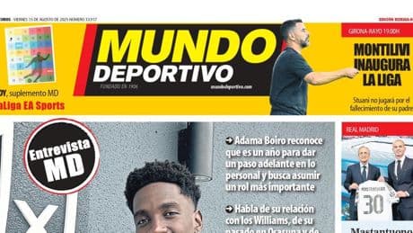Portada de hoy de la Edición Bizkaia-Araba de Mundo Deportivo