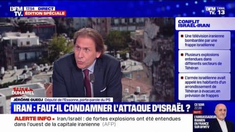 Iran: "Qui se plaindrait de la déstabilisation du régime des mollahs?", feint de s'interroger Jérôme Guedj, député de l’Essonne et porte-parole du PS