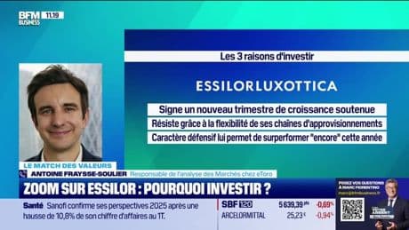 Le match des valeurs : Zoom sur Essilor, pourquoi investir ? - 24/04