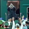 Kim Jong Un rides his trademark train to China. He also has a plane, limos and horses