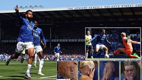 Everton 2-0 Southampton: Toffees bid emotional farewell to Goodison Park as they ease past Saints in last home game before moving into new stadium