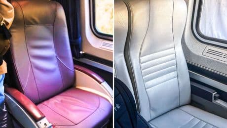 I booked coach and business-class tickets on Amtrak trains. The upgrade wasn't worth the added price.