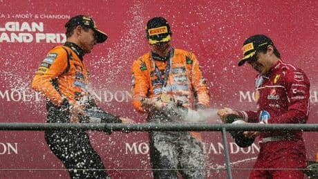 Formula 1, a Spa Piastri da maestro batte Norris: Leclerc sul podio, Hamilton rimonta