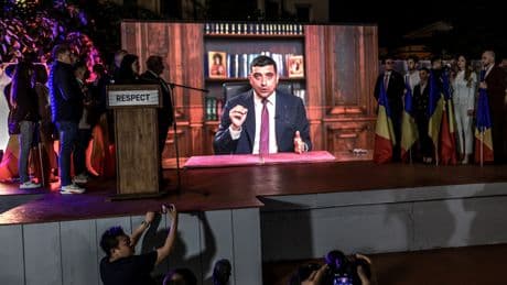 Arrollada victoria del ultranacionalista Simion en Rumanía