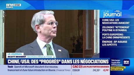 Chine/USA : des "progrès" dans les négociations