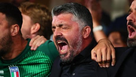 Atacan al seleccionador italiano Gennaro Gattuso por querer jugar contra Israel