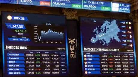 La bolsa española sigue al alza y alcanza niveles de mayo de 2008