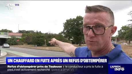 Refus d'obtempérer en Haute-Garonne: un témoin de l'accident raconte la fuite du chauffard