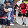 Sam Thompson admits his leg is in 'absolute pieces' after battling through nasty injury in gruelling Soccer Aid challenge