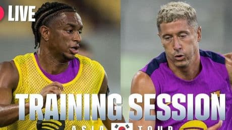 El entrenamiento del Barça, en streaming