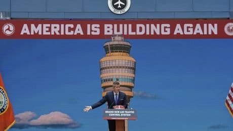 Sean Duffy unveils plan for new air traffic control system