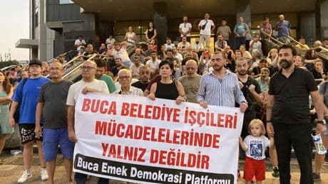 Ücretleri gasp edilen Buca Belediyesi işçilerine destek: Belediye şeffaf değil