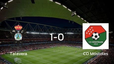 El Talavera de la Reina logra una ajustada victoria en casa frente al CD Móstoles (1-0)