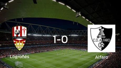 El Logroñés gana 1-0 al Alfaro en Las Gaunas